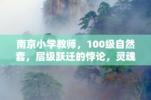 南京小学教师,100级自然套,层级跃迁的悖论,灵魂震颤的深渊回响 南京小学教师,100级自然套,层级跃迁的悖论,灵魂震颤的深渊回响