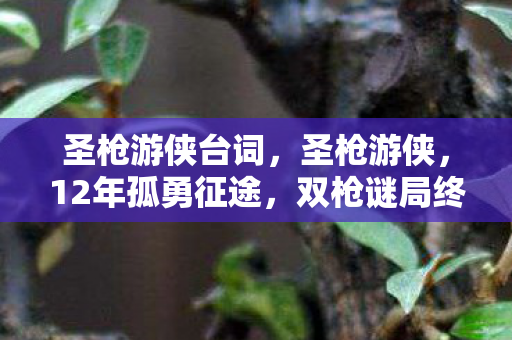 圣枪游侠台词,圣枪游侠,12年孤勇征途,双枪谜局终揭晓,泪目见证传奇谢幕 圣枪游侠台词,圣枪游侠,12年孤勇征途,双枪谜局终揭晓,泪目见证传奇谢幕
