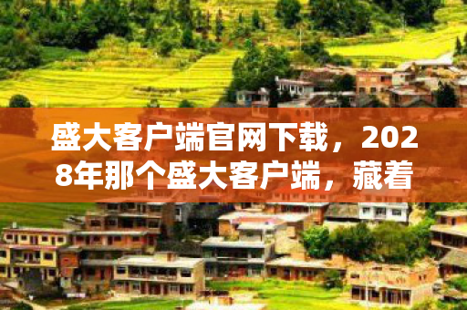 2028年那个盛大客户端图片
