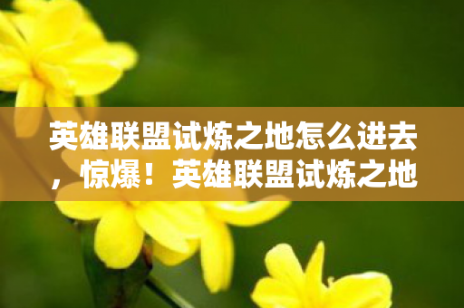 英雄联盟试炼之地砸3000万竟藏隐情图片