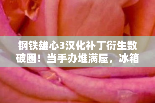 钢铁雄心3汉化补丁衍生数破圈图片