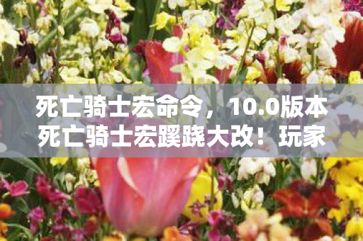 0版本死亡骑士宏蹊跷大改图片