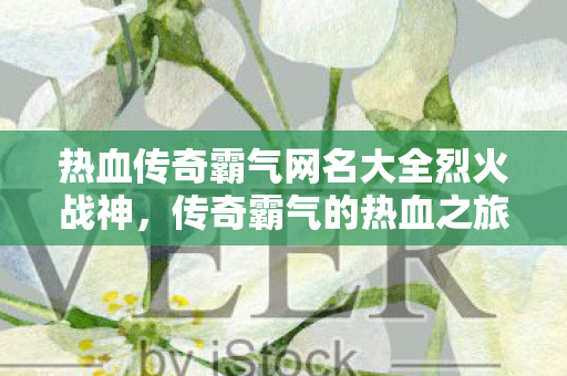 热血传奇霸气网名大全烈火战神，传奇霸气的热血之旅，烈火战神，热血传奇的霸气之旅