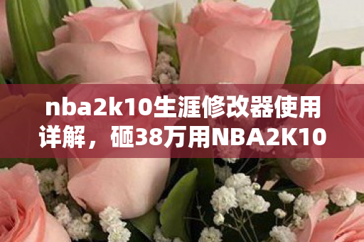 nba2k10生涯修改器使用详解图片