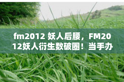 FM2012妖人衍生数破圈图片