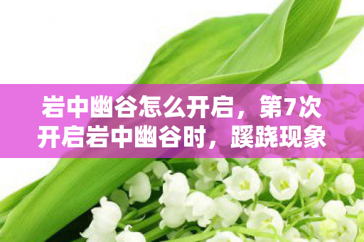 第7次开启岩中幽谷时图片