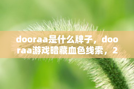 dooraa游戏暗藏血色线索图片