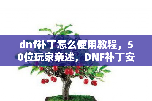 DNF补丁安装疑点大揭秘图片