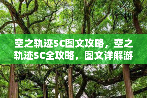 空之轨迹SC图文攻略，空之轨迹SC全攻略，图文详解游戏流程与技巧