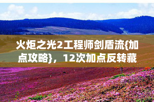 火炬之光2工程师剑盾流图片