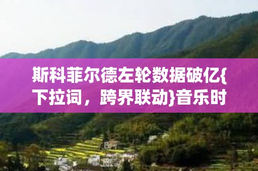 斯科菲尔德左轮数据破亿{下拉词，跨界联动}音乐时尚秀场