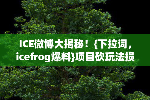 项目砍玩法损5000万图片