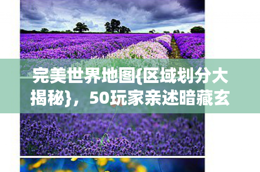 50玩家亲述暗藏玄机图片