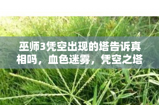 巫师3凭空出现的塔告诉真相吗,血色迷雾,凭空之塔的线索、悬案与毛骨悚然真相 巫师3凭空出现的塔告诉真相吗,血色迷雾,凭空之塔的线索、悬案与毛骨悚然真相