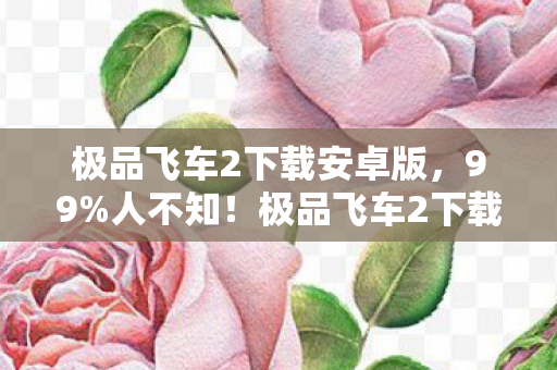 极品飞车2下载安卓版,99%人不知!极品飞车2下载后,竟藏着跨越30年的速度狂想? 极品飞车2下载安卓版,99%人不知!极品飞车2下载后,竟藏着跨越30年的速度狂想?