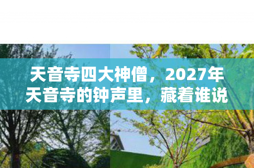 天音寺四大神僧,2027年天音寺的钟声里,藏着谁说的别走,我鼻子一酸 天音寺四大神僧,2027年天音寺的钟声里,藏着谁说的别走,我鼻子一酸