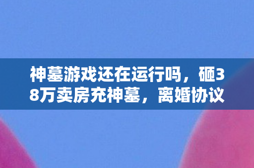 神墓游戏还在运行吗，砸38万卖房充神墓，离婚协议藏惊天隐情，妻子举动吓我一跳！