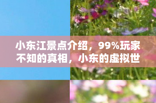 小东江景点介绍，99%玩家不知的真相，小东的虚拟世界，竟藏着1%扎心现实！