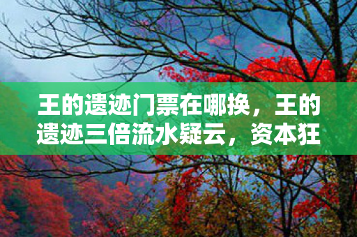 王的遗迹门票在哪换，王的遗迹三倍流水疑云，资本狂欢下，谁在让玩家心寒？