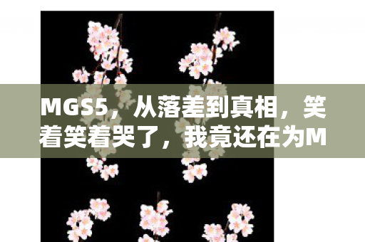 MGS5,从落差到真相,笑着笑着哭了,我竟还在为MGS5折腰 MGS5,从落差到真相,笑着笑着哭了,我竟还在为MGS5折腰