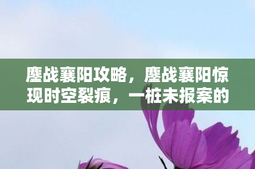 鏖战襄阳攻略，鏖战襄阳惊现时空裂痕，一桩未报案的悬案，毛骨悚然真相待揭