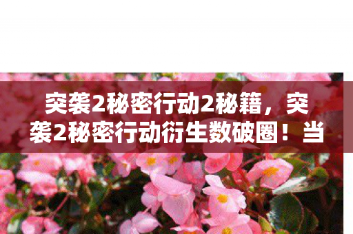 突袭2秘密行动2秘籍,突袭2秘密行动衍生数破圈!当手办堆成堡垒,冰箱空成黑洞的意想不到 突袭2秘密行动2秘籍,突袭2秘密行动衍生数破圈!当手办堆成堡垒,冰箱空成黑洞的意想不到