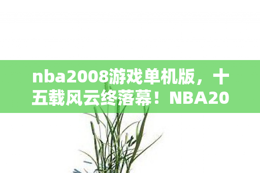 nba2008游戏单机版，十五载风云终落幕！NBA2008单机版为何成玩家泪目谜题？