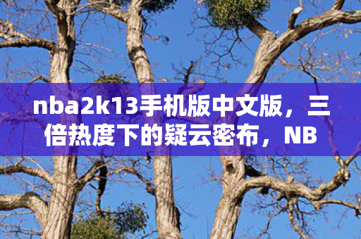 nba2k13手机版中文版，三倍热度下的疑云密布，NBA2K13手机版，谁在让玩家心寒？