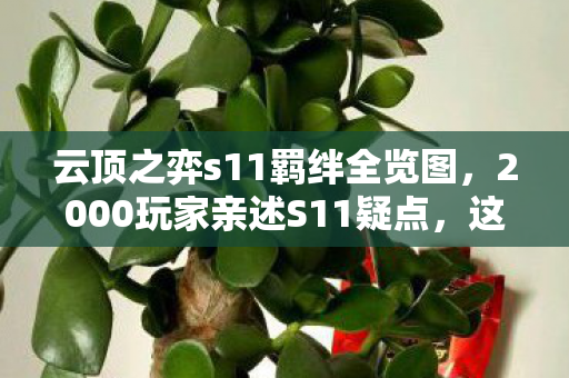 云顶之弈s11羁绊全览图,2000玩家亲述S11疑点,这机制是策划喝假酒了?绷不住! 云顶之弈s11羁绊全览图,2000玩家亲述S11疑点,这机制是策划喝假酒了?绷不住!