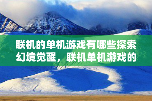 联机的单机游戏有哪些探索幻境觉醒，联机单机游戏的全新体验，探索幻境觉醒，联机单机游戏全新体验