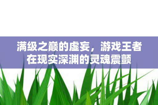 游戏王者在现实深渊的灵魂震颤图片