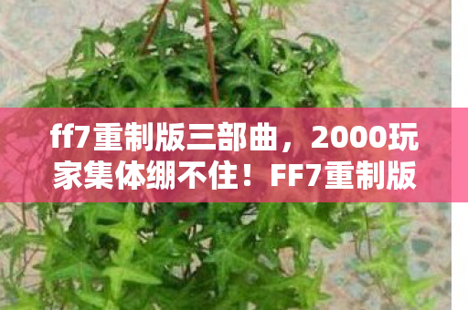 FF7重制版隐藏剧情竟藏着惊天疑点图片