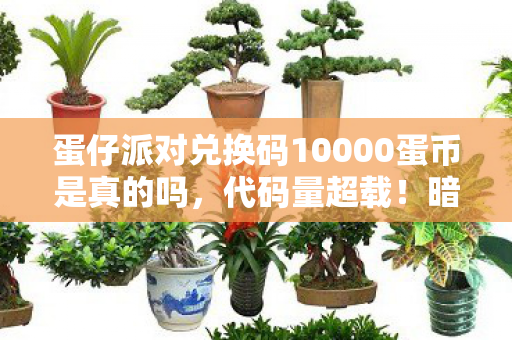 蛋仔派对兑换码10000蛋币是真的吗图片