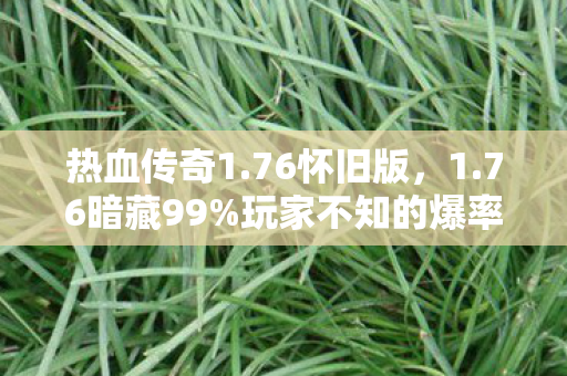 策划绝不敢公开的数值黑幕图片