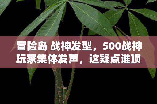 500战神玩家集体发声图片