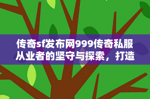 传奇sf发布网999传奇私服从业者的坚守与探索，打造独特游戏体验的幕后故事，揭秘传奇sf发布网999，私服从业者的坚守与探索之路