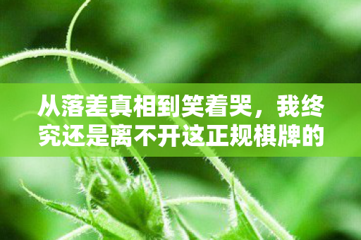 从落差真相到笑着哭，我终究还是离不开这正规棋牌的局