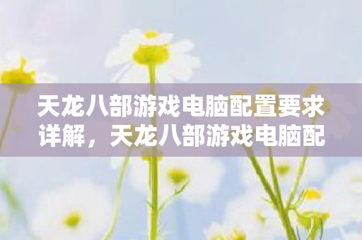 天龙八部游戏电脑配置要求详解，天龙八部游戏电脑配置要求全解析