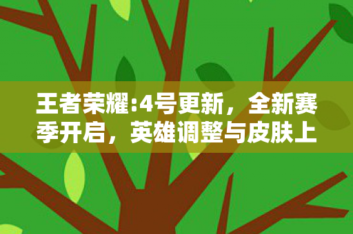 王者荣耀:4号更新,全新赛季开启,英雄调整与皮肤上线,王者荣耀,全新赛季开启,英雄调整与皮肤上线 王者荣耀:4号更新,全新赛季开启,英雄调整与皮肤上线,王者荣耀,全新赛季开启,英雄调整与皮肤上线