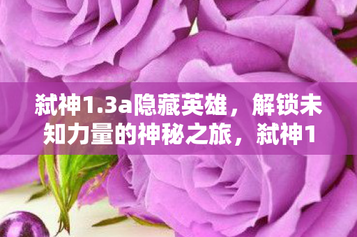 弑神1.3a隐藏英雄，解锁未知力量的神秘之旅，弑神1.3a隐藏英雄，解锁未知力量的神秘之旅