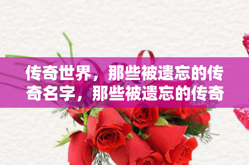 传奇世界，那些被遗忘的传奇名字，那些被遗忘的传奇名字，传奇世界中的光辉岁月