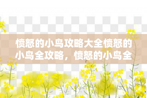 愤怒的小鸟攻略大全愤怒的小鸟全攻略,愤怒的小鸟全攻略,解锁隐藏关卡,击败所有猪鸟! 愤怒的小鸟攻略大全愤怒的小鸟全攻略,愤怒的小鸟全攻略,解锁隐藏关卡,击败所有猪鸟!
