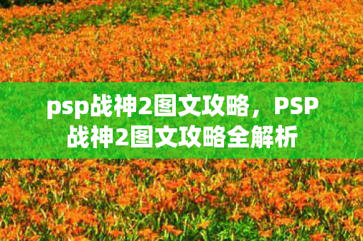 psp战神2图文攻略,PSP战神2图文攻略全解析 psp战神2图文攻略,PSP战神2图文攻略全解析