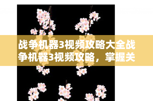 战争机器3视频攻略大全战争机器3视频攻略，掌握关键技巧，助你通关无阻，战争机器3视频攻略，掌握关键技巧，助你通关无阻