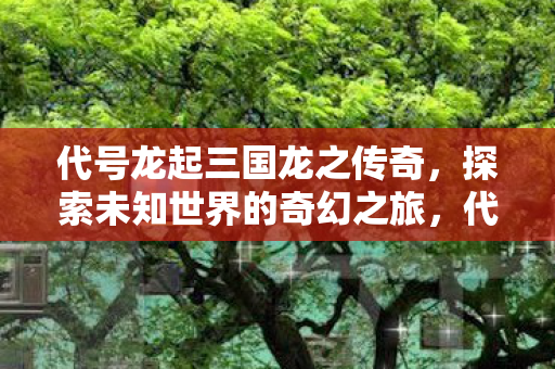 代号龙起三国龙之传奇，探索未知世界的奇幻之旅，代号龙起三国龙之传奇，探索未知世界的奇幻冒险之旅