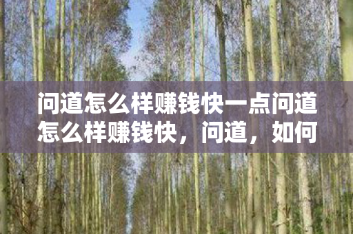 问道怎么样赚钱快一点问道怎么样赚钱快,问道,如何快速赚钱? 问道怎么样赚钱快一点问道怎么样赚钱快,问道,如何快速赚钱?