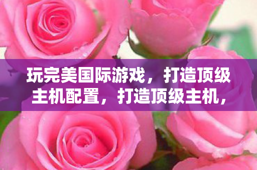 玩完美国际游戏，打造顶级主机配置，打造顶级主机，畅玩完美国际游戏