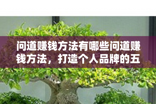 问道赚钱方法有哪些问道赚钱方法图片