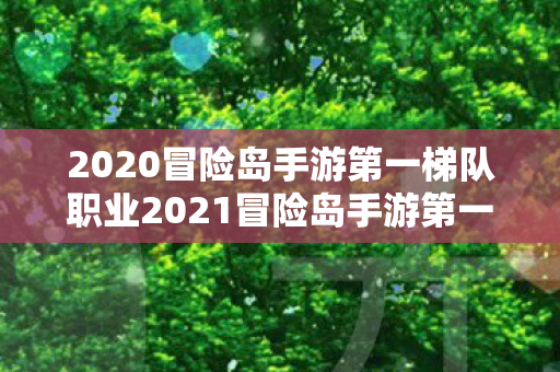 2020冒险岛手游第一梯队职业2021冒险岛手游第一梯队职业解析，冒险岛手游第一梯队职业解析