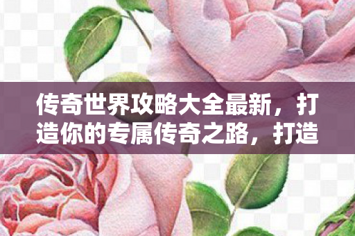 传奇世界攻略大全最新图片